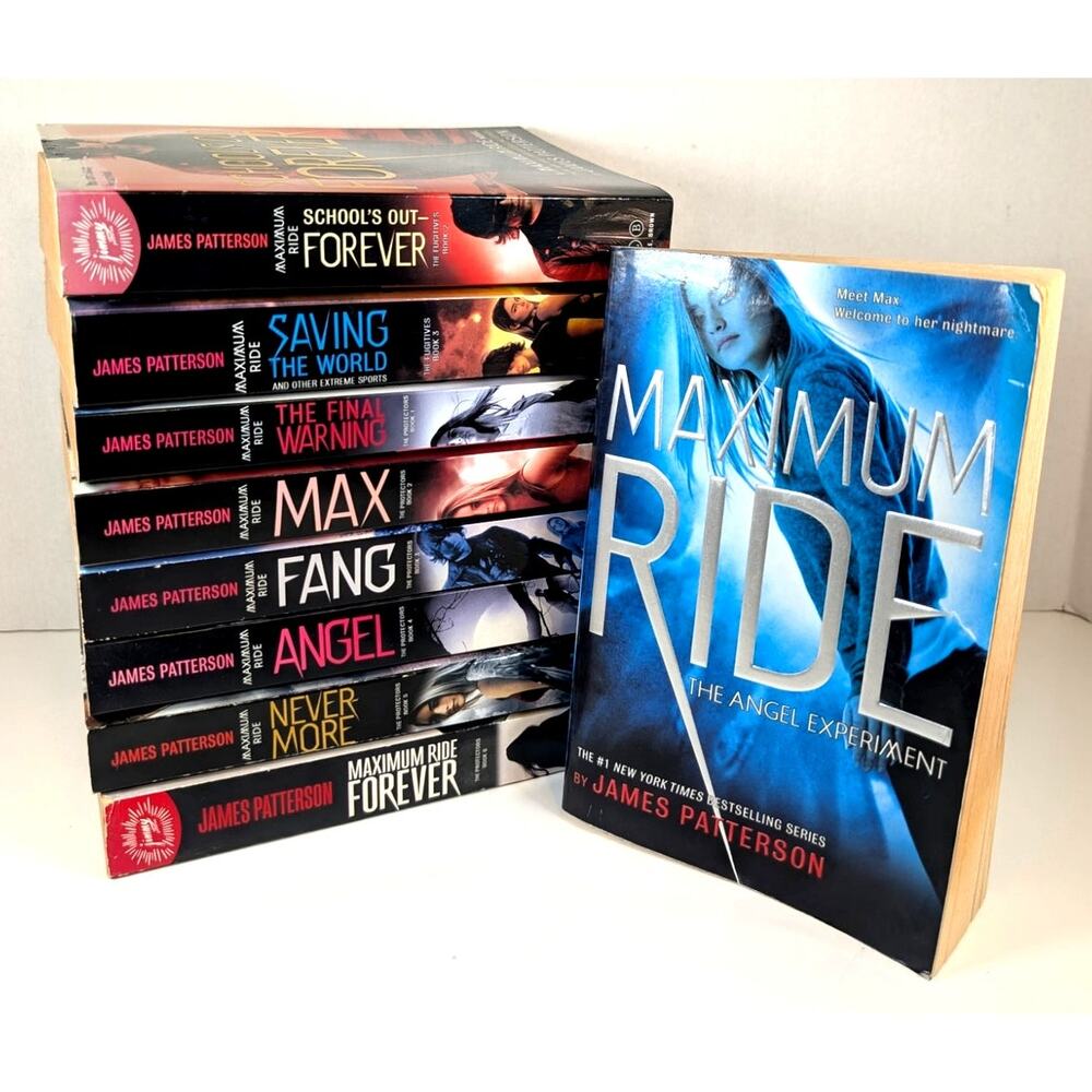 Complete Set MAXIMUM RIDE Books Series by James Patterson vol.1-9 PB